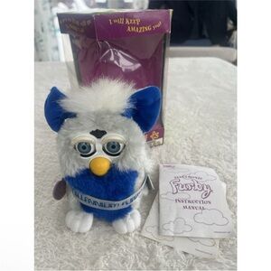 Millennium Furby Limited Edition 1999 Blue Silver #225595/250000 NIB Tested